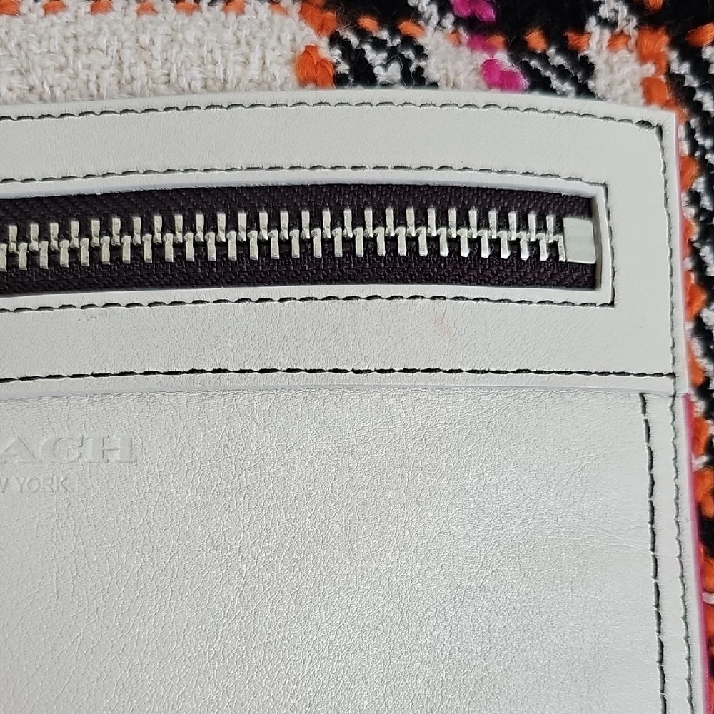 Coach 2012 NWT Tattersall Wool Leather Shoulder Bag